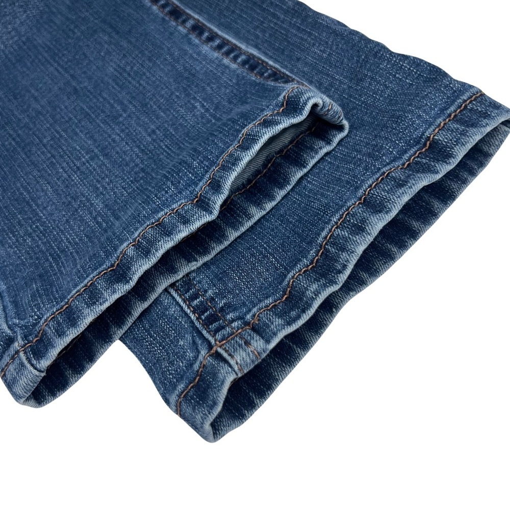 M Jeans by Maurices Straight Mid Rise Dark Sandblast Blue 0 Reg 737785 - Picture 10 of 15